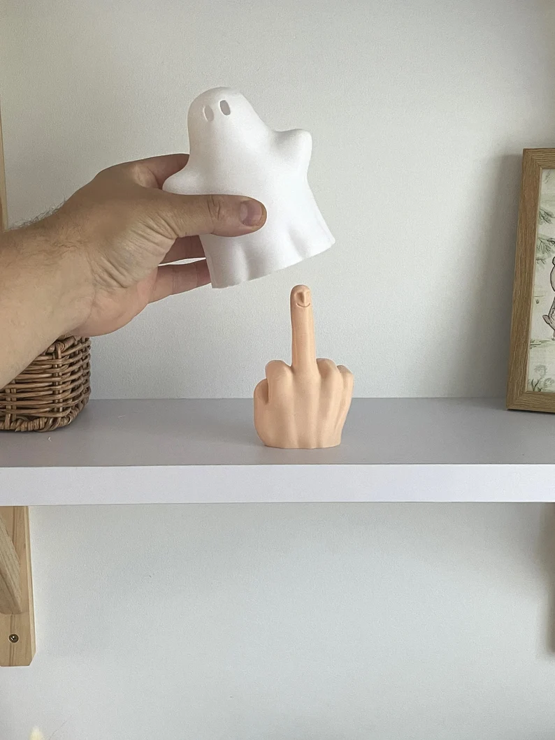 Halloween Ghost |Fun Middle Finger Prank