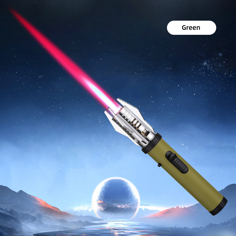 🔥Summer Promotion 49% OFF💥Camping Outdoor Windproof Straight Flame Lighter