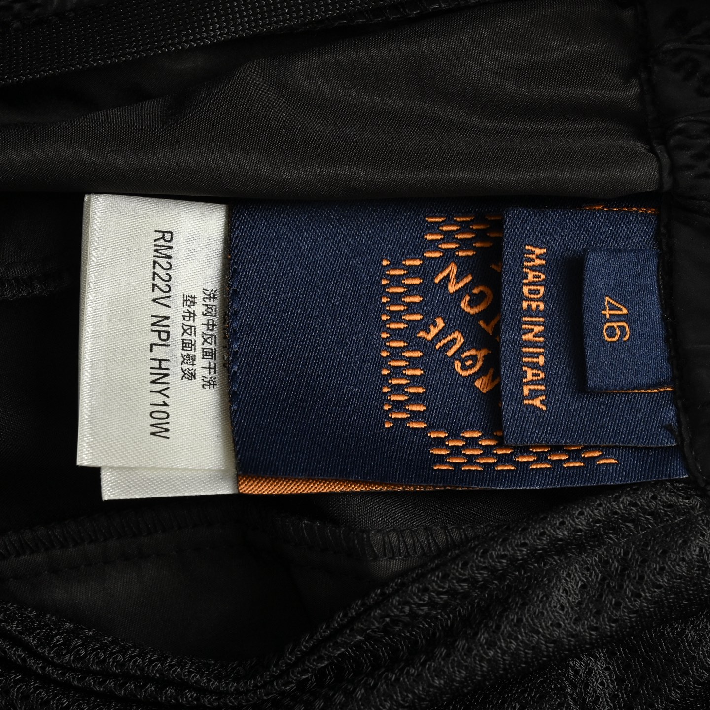 Louis Vuitton 24Fw Damier flocked checkerboard trousers