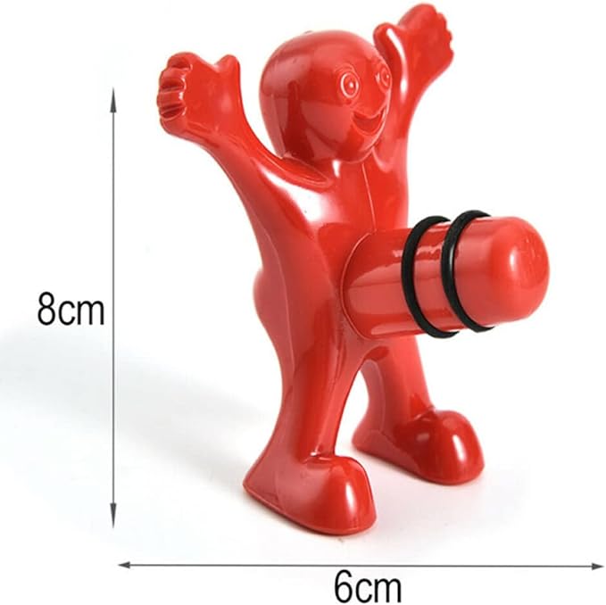 Funny Red Man  Wine Bottle Stopper Bottle