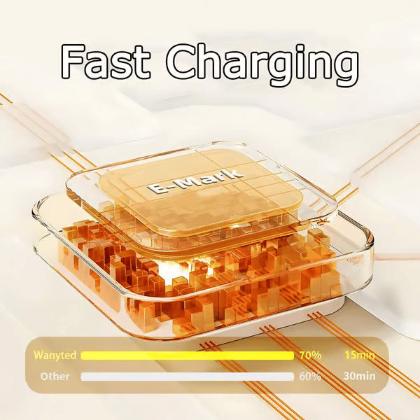 ⚡4-in-1 USB Charging Cable fast charging MAX 240W (With Box)⚡