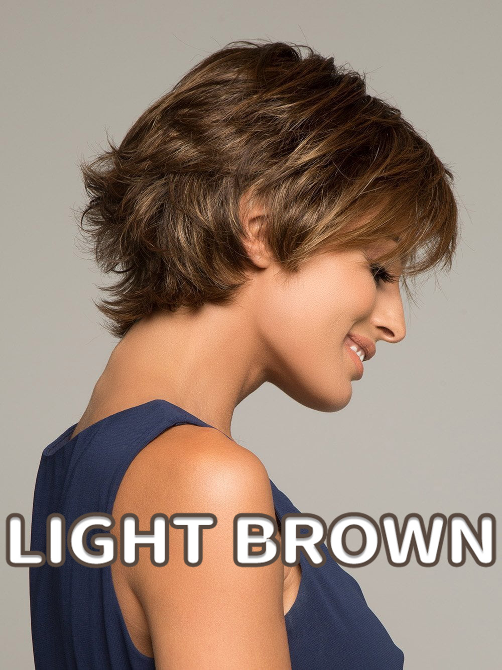 Short Sleek Wig With Natural Finish