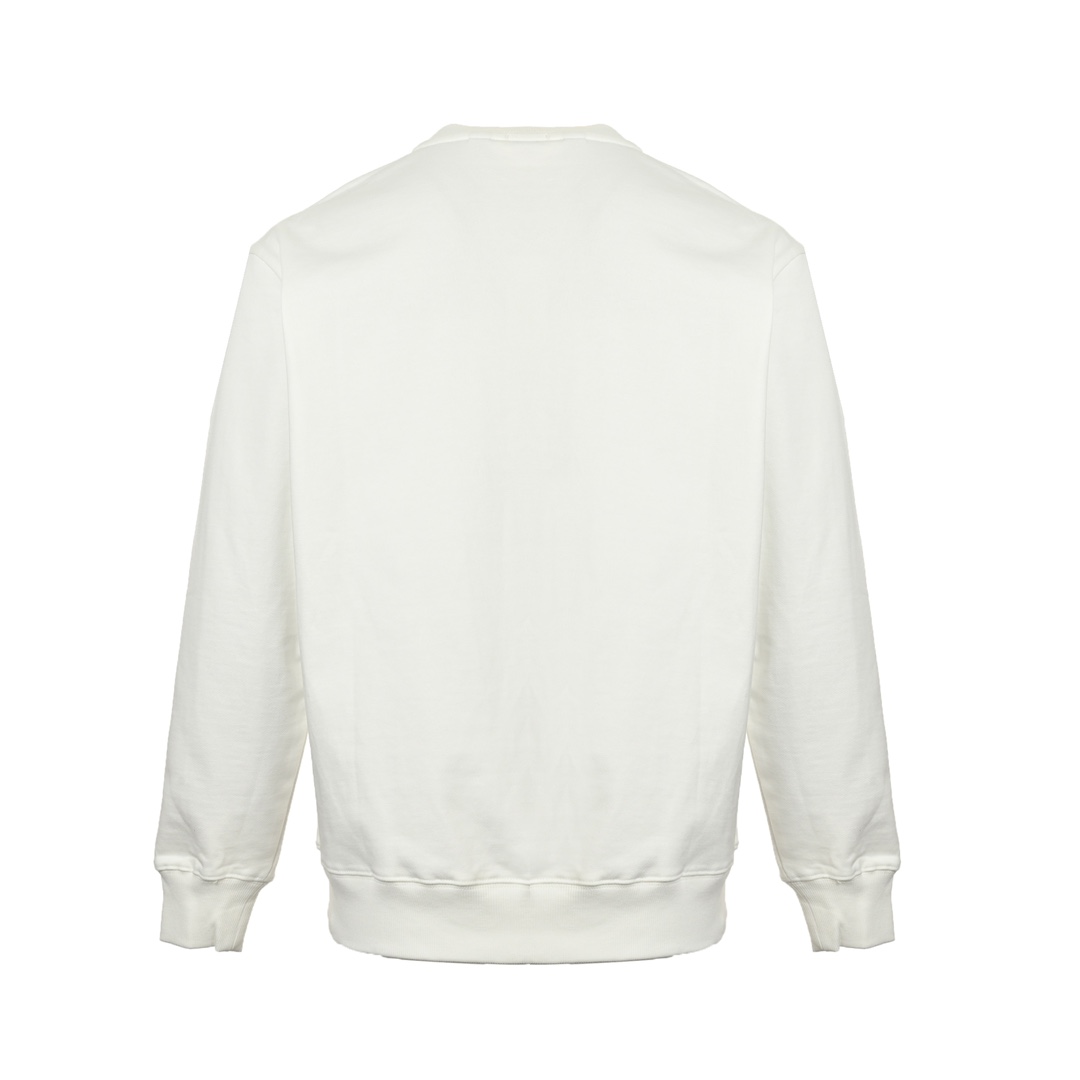 Burberry 24Fw hem embroidered warhorse crew neck sweatshirt