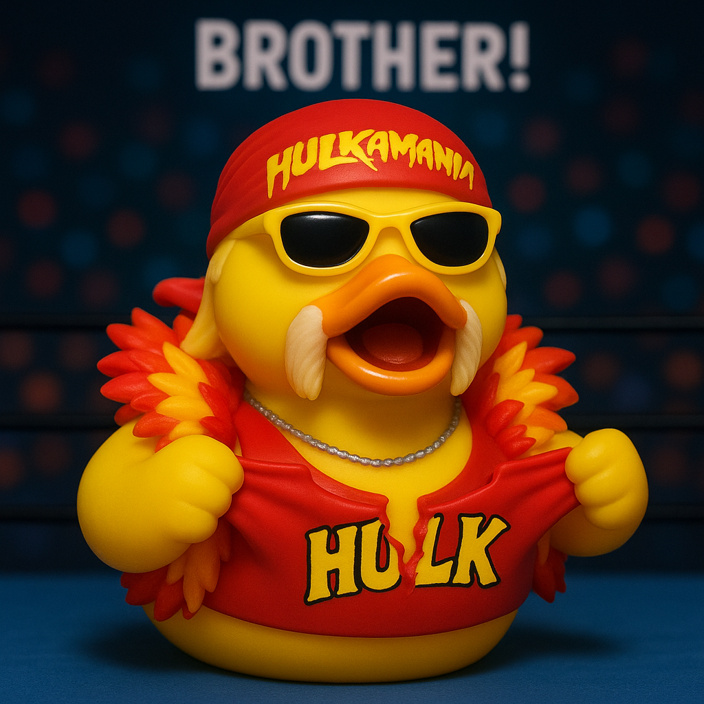 Hulk Hogan Commemorative Rubber Duck