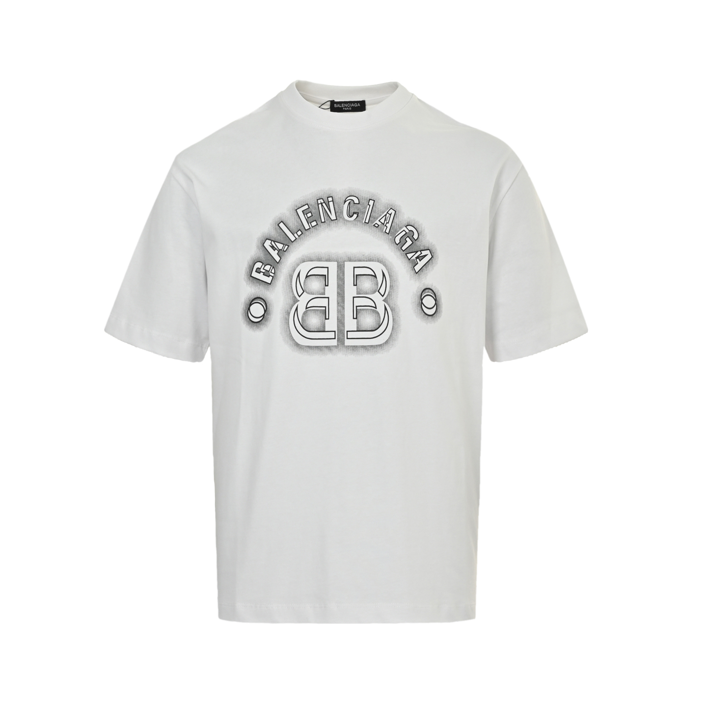 Balenciaga 25ss 3D letter print short sleeve