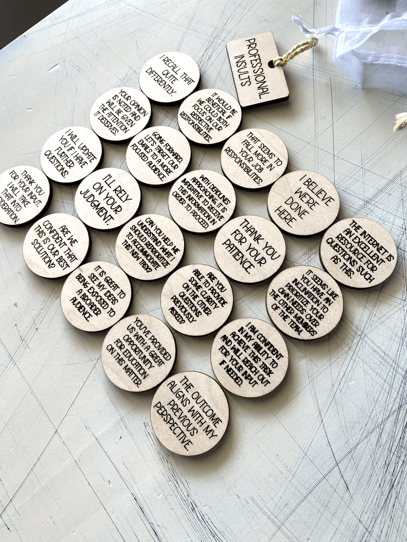 Professional Insults Tokens