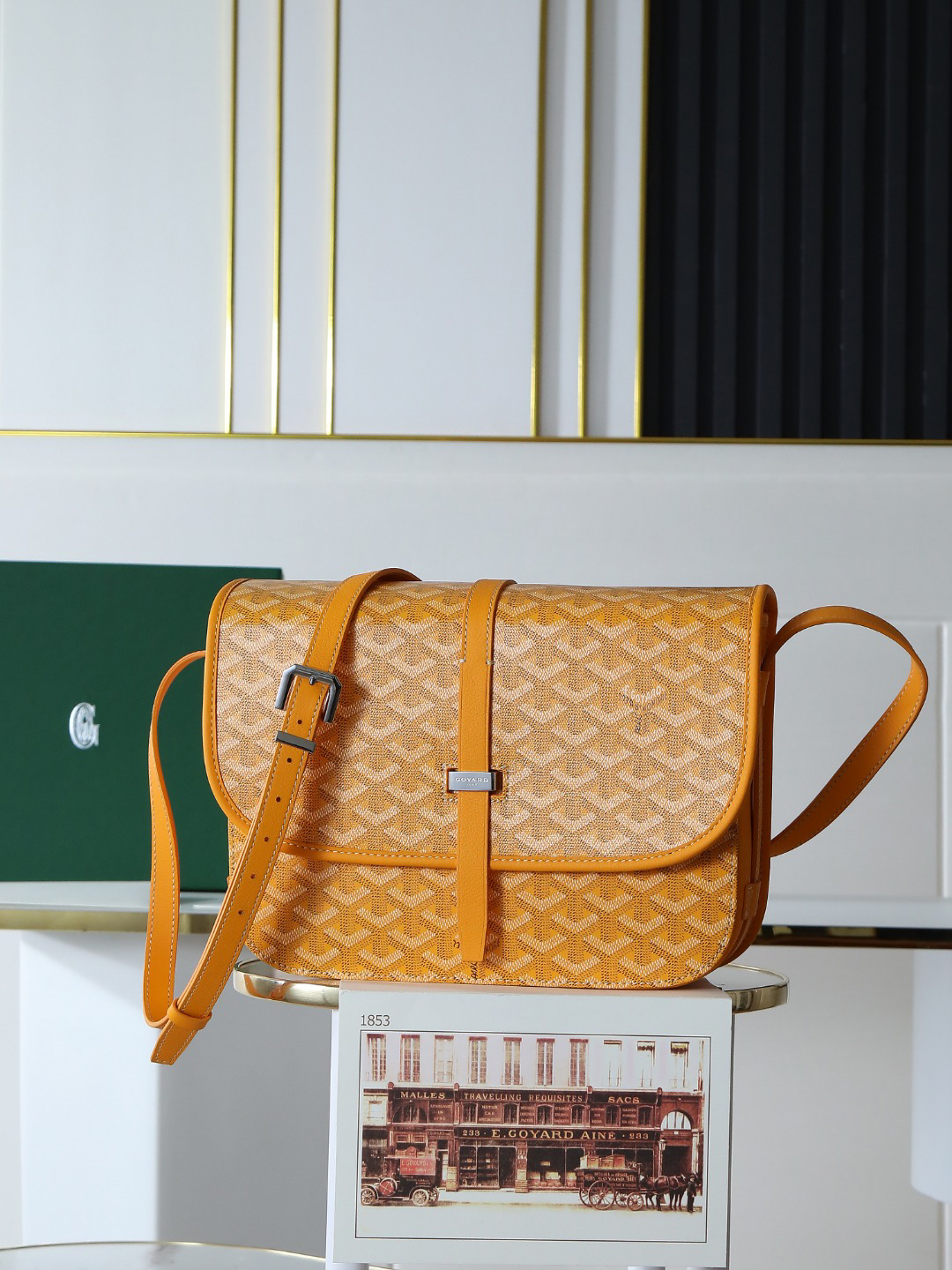 Goyard belvedère shoulder bag 244