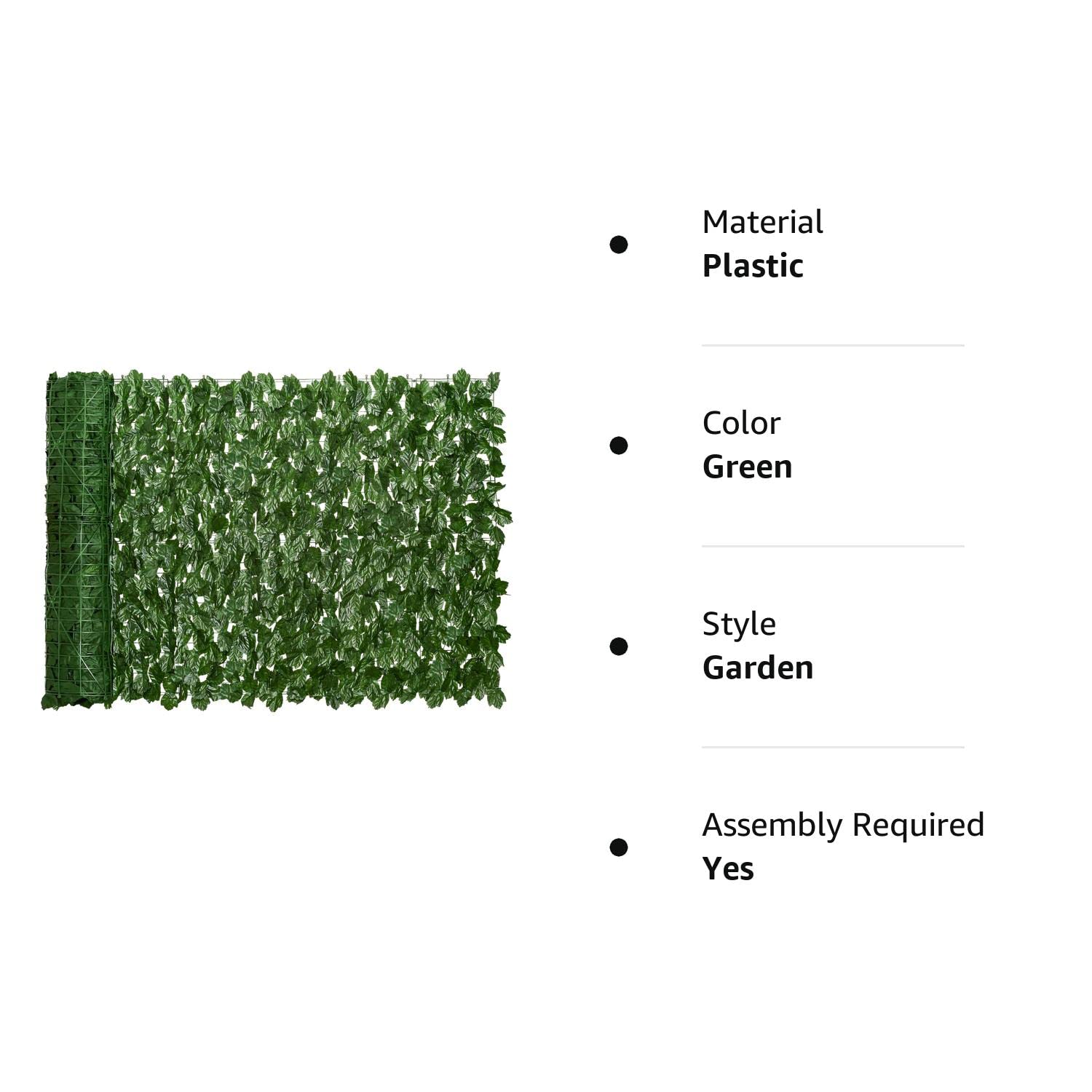 Stretchable Privacy Artificial Garden Plant Fence