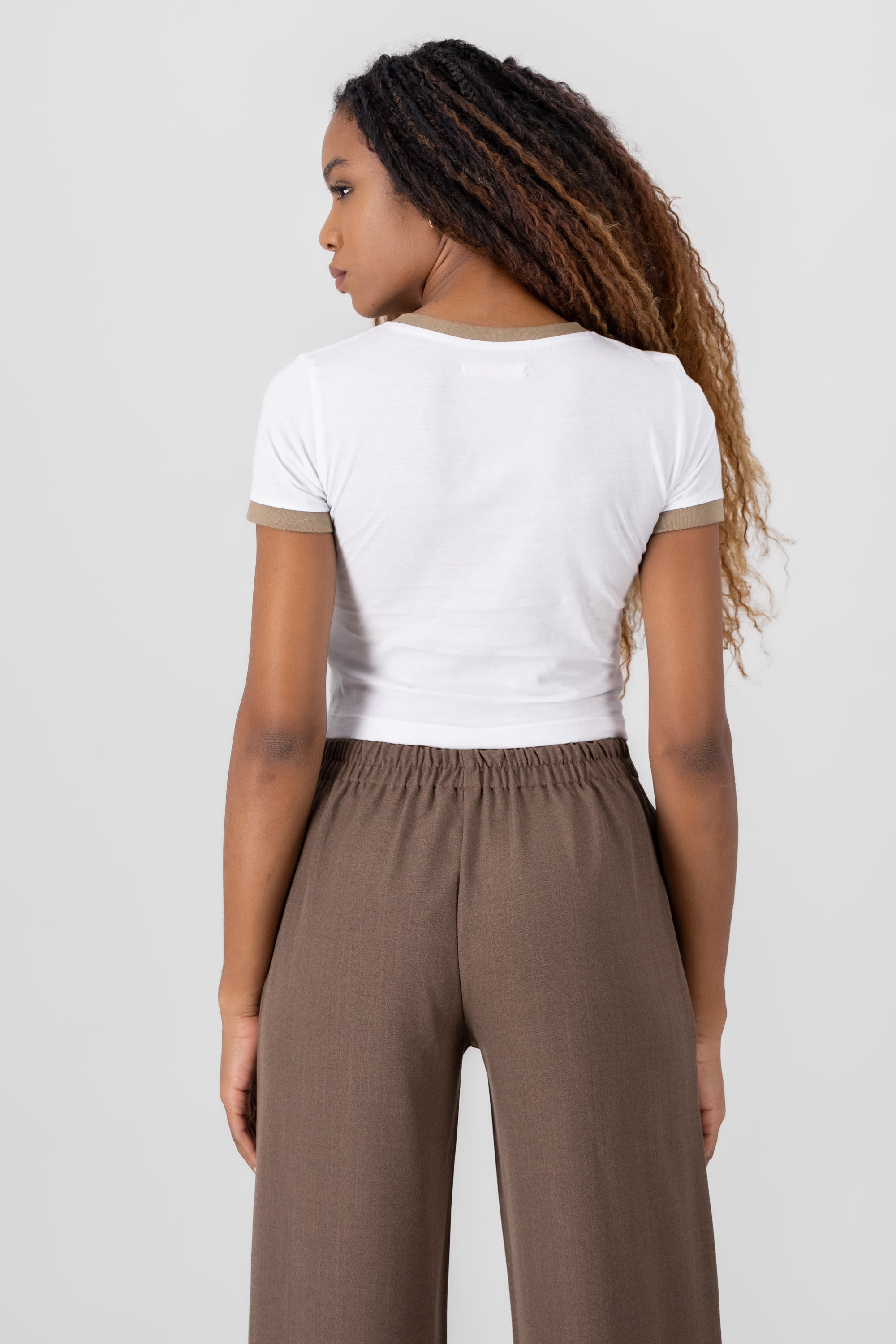 Brooklyn Print Crop Top