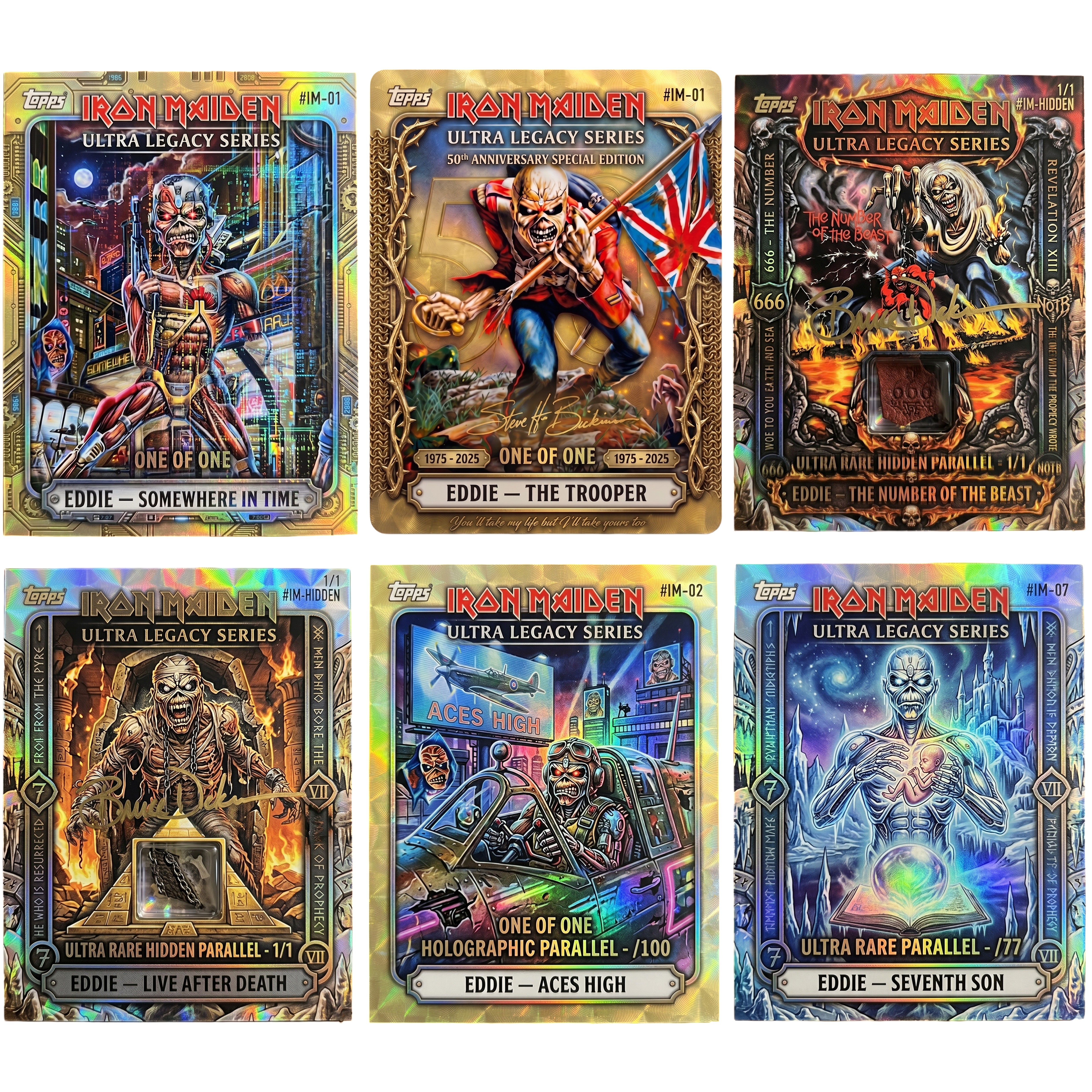 🎸 Iron Maiden 50th: Ultra Legacy Trading Cards – Eternal Eddie