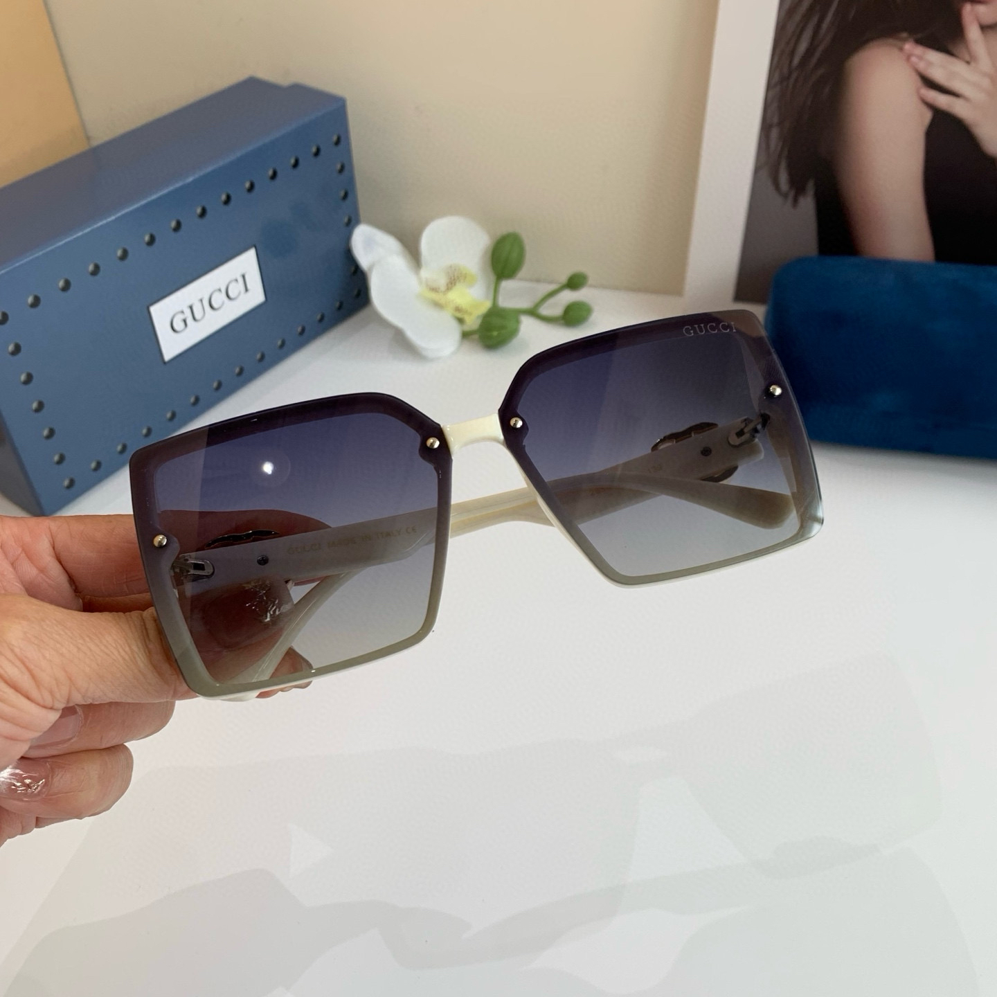 Gucci Square Frame Sunglasses