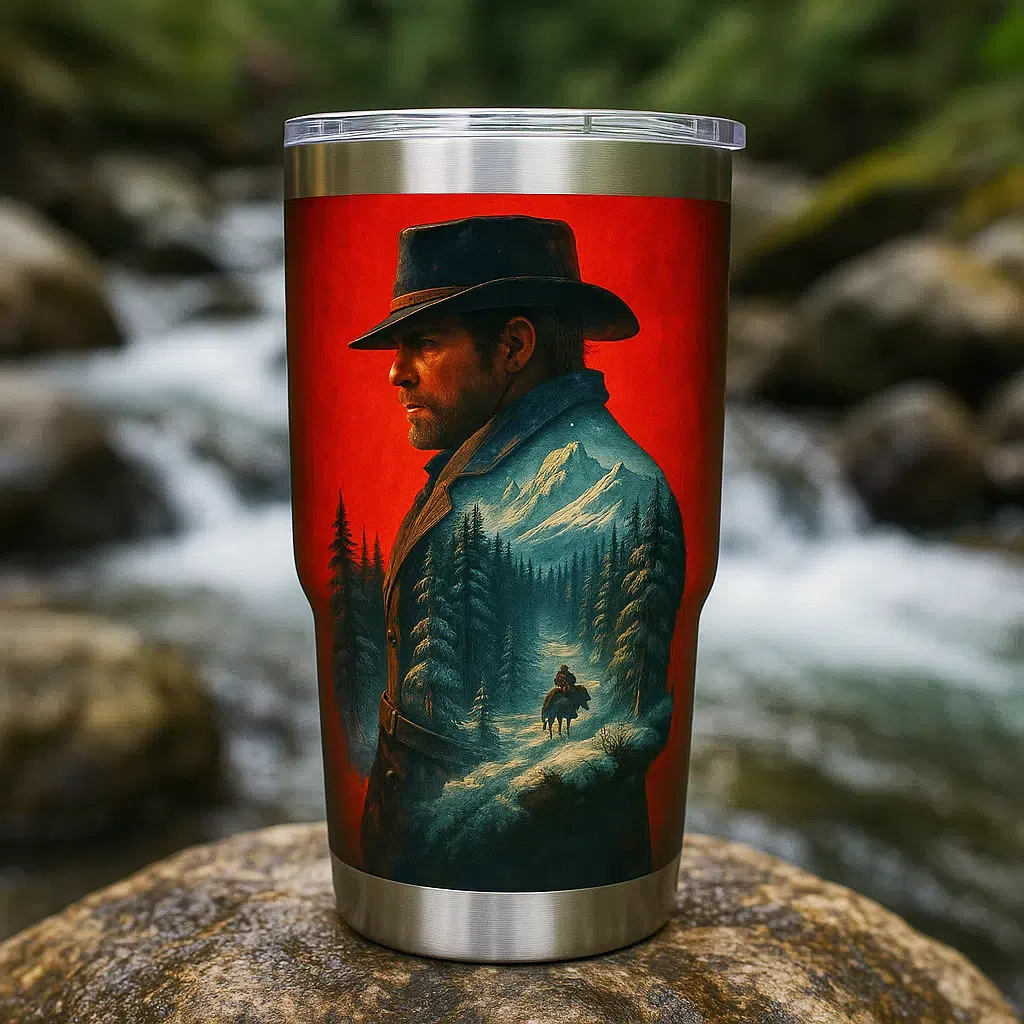 Arthur Morgan Tribute Tumbler