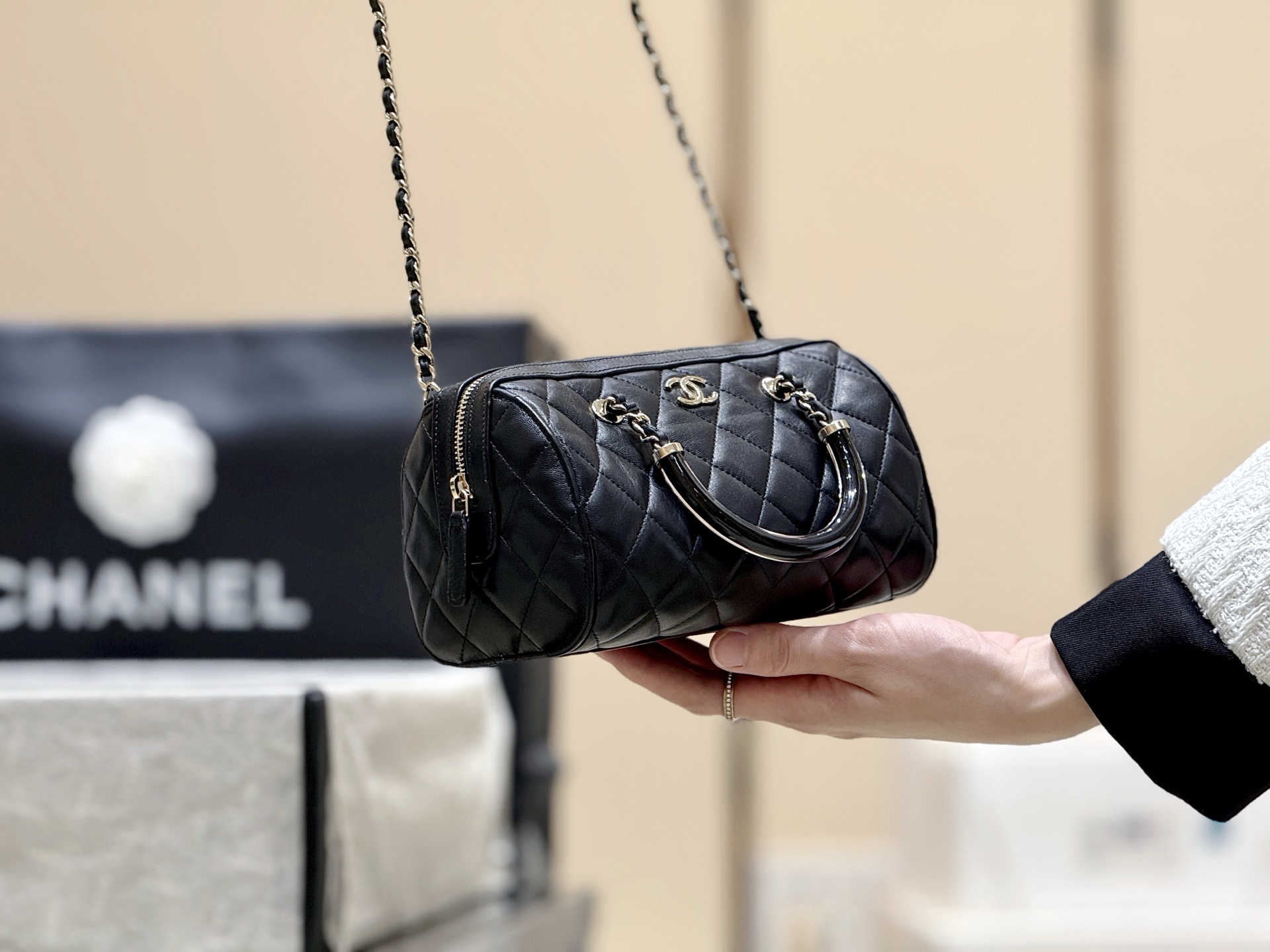 Chanel 25C Early Spring Collection mini Boston bag AP4411 00148