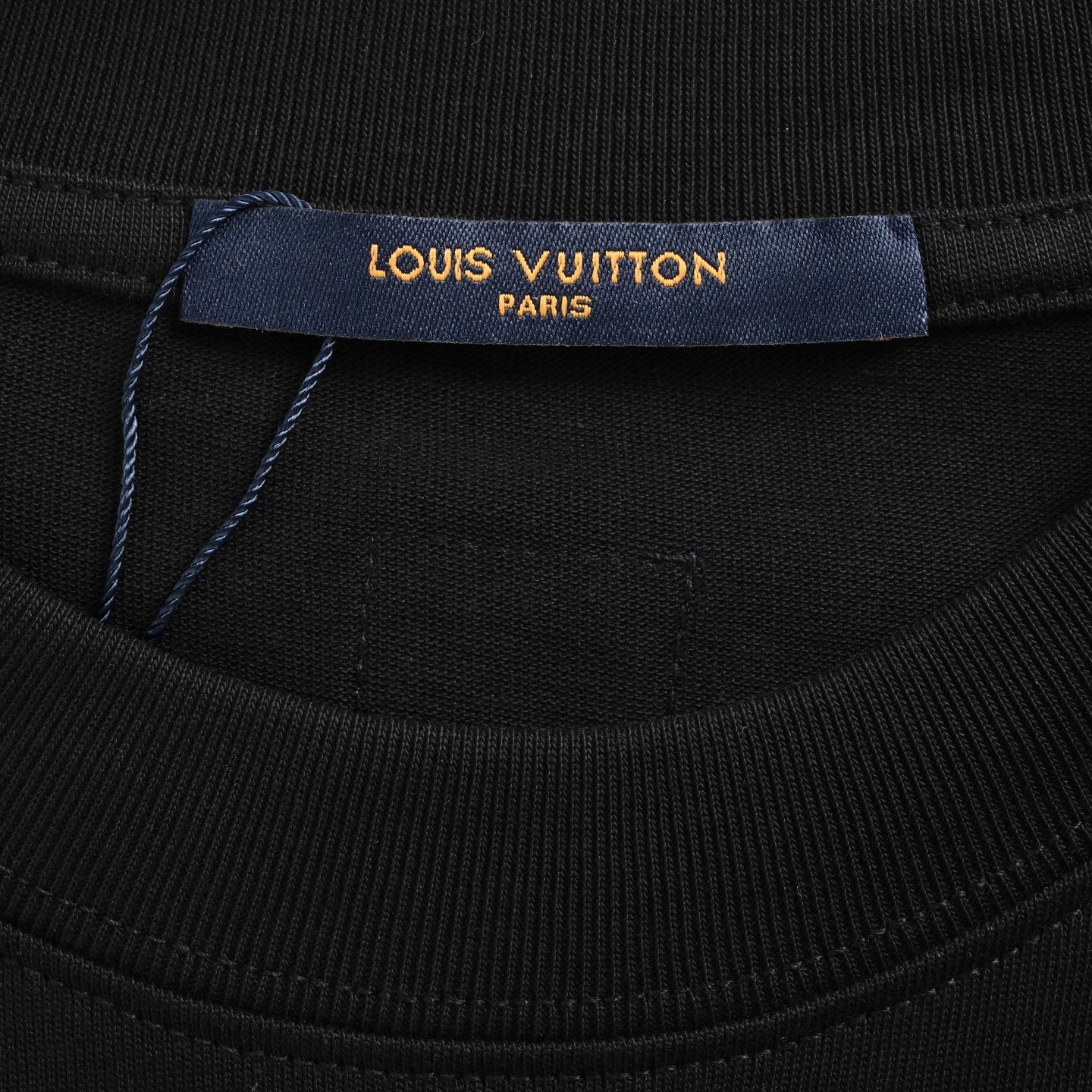 Louis Vuitton 25ss short-sleeved shirt with rhinestone embroidered logo