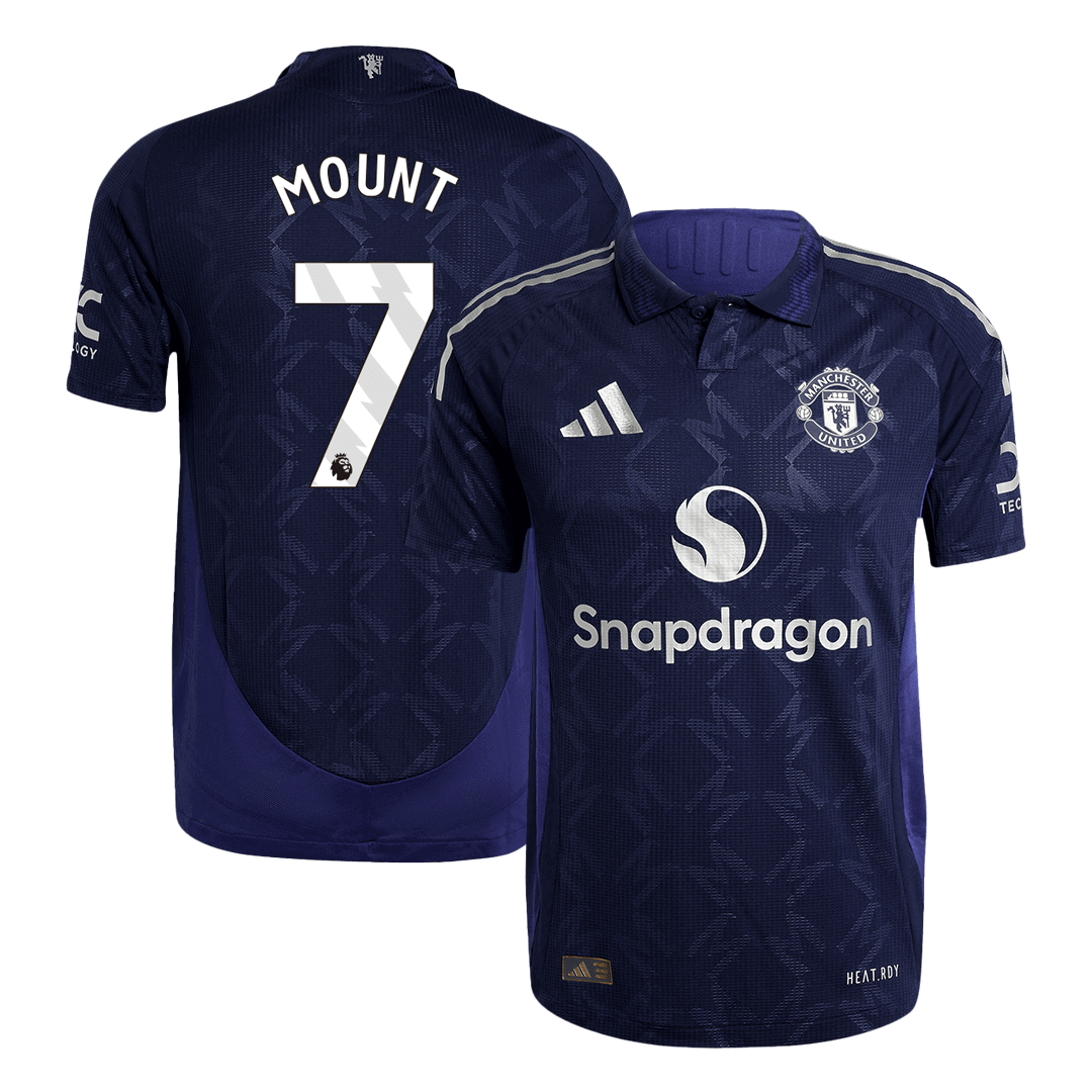 Authentic MOUNT #7 Soccer Jersey Manchester United Away 2024/25