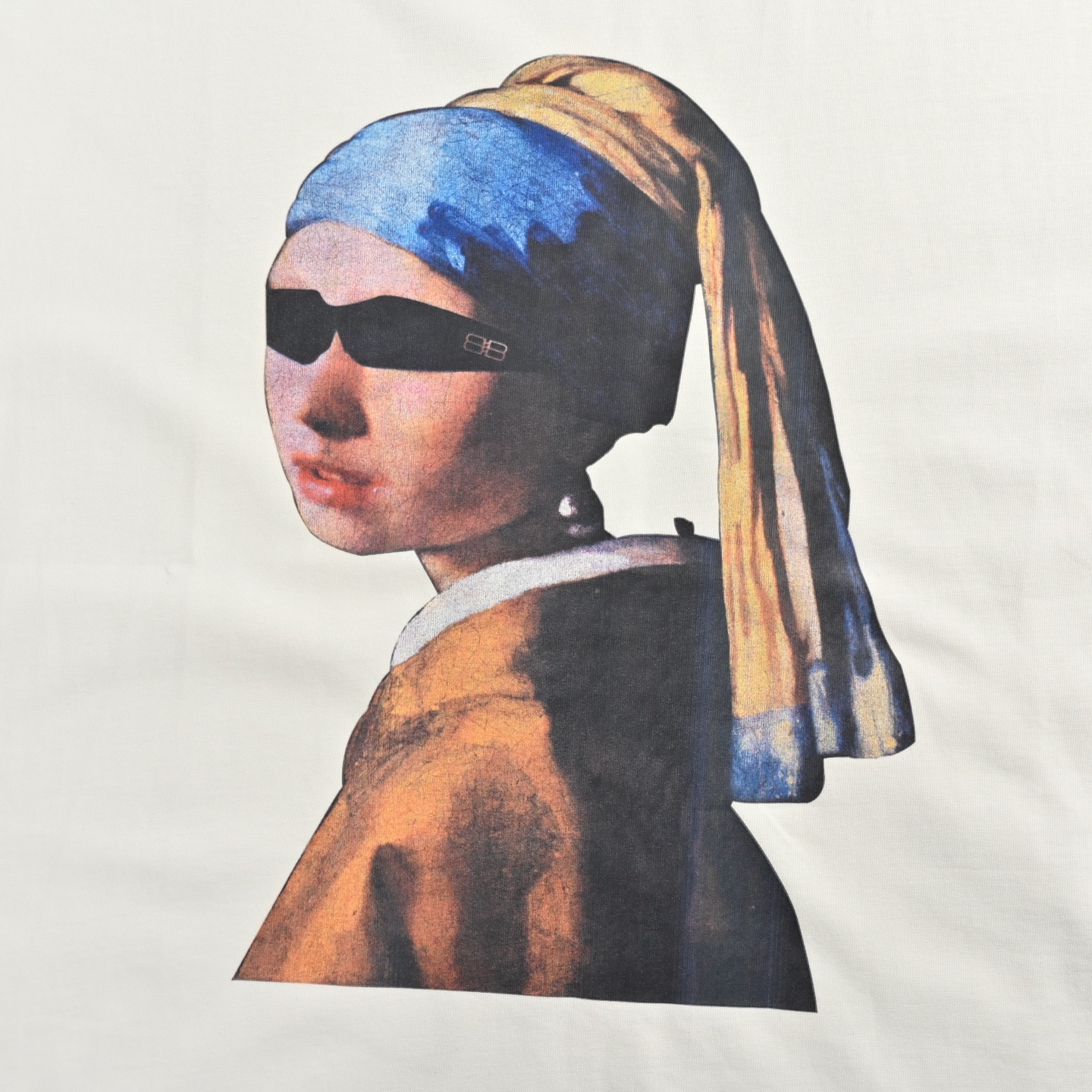 Balenciaga 25ss portrait album print short sleeve