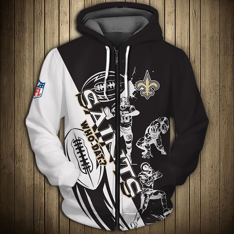 NEW ORLEANS SAINTS 3D HOODIE NNOS002