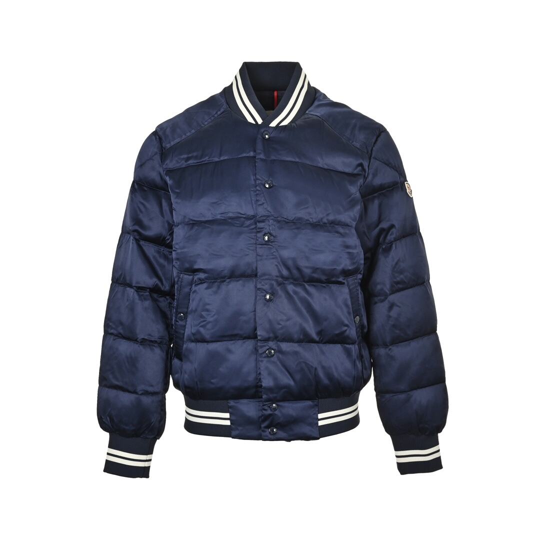 Moncler 24Fw back logo flight baseball jacket down jacket