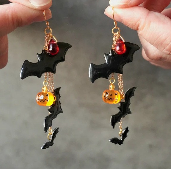 🎃👻Charming Halloween Spooky Pumpkin Earrings