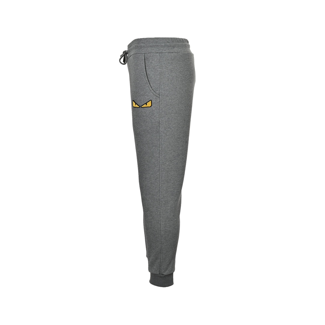Fendi 24Fw Toothbrush Embroidered Monster Eyes Plush Trousers