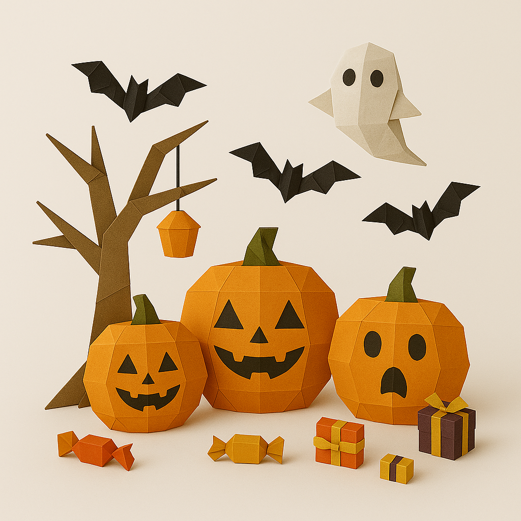 DIY Halloween Paper Craft Kit