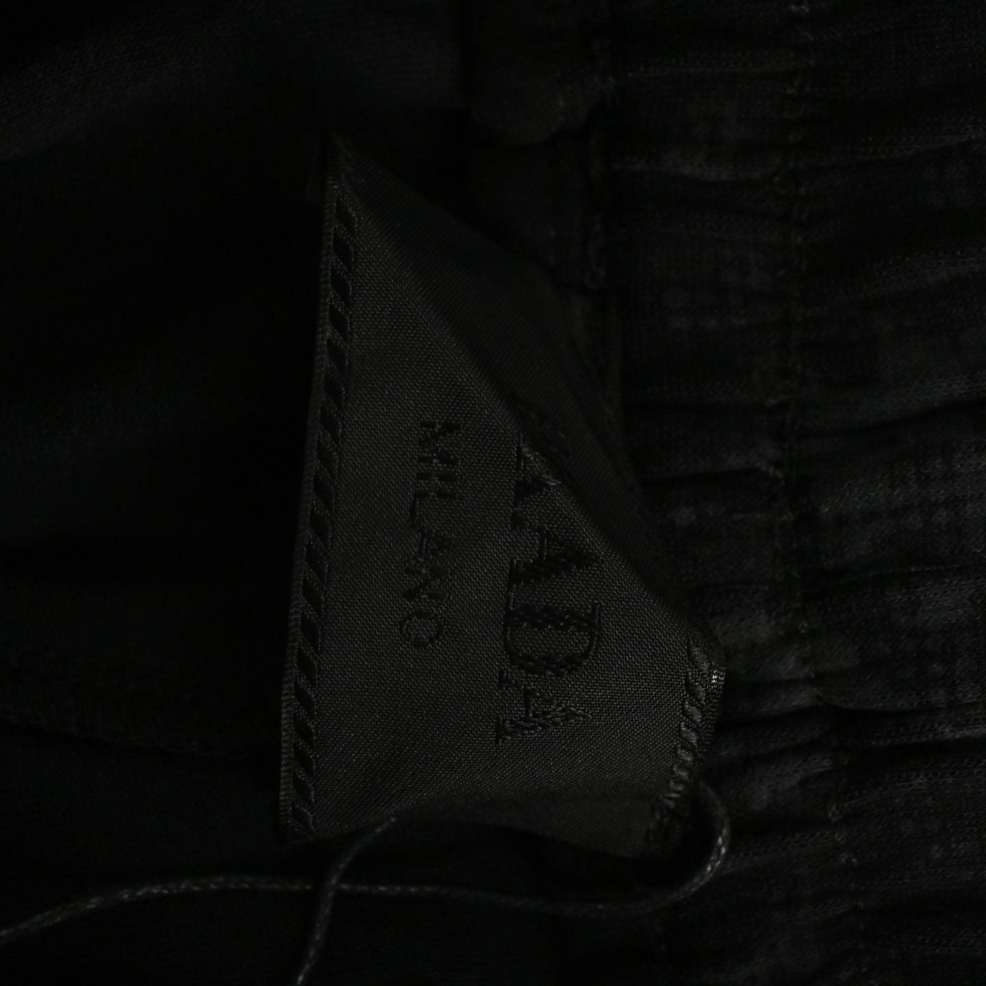 Prada black camouflage triangle logo shorts