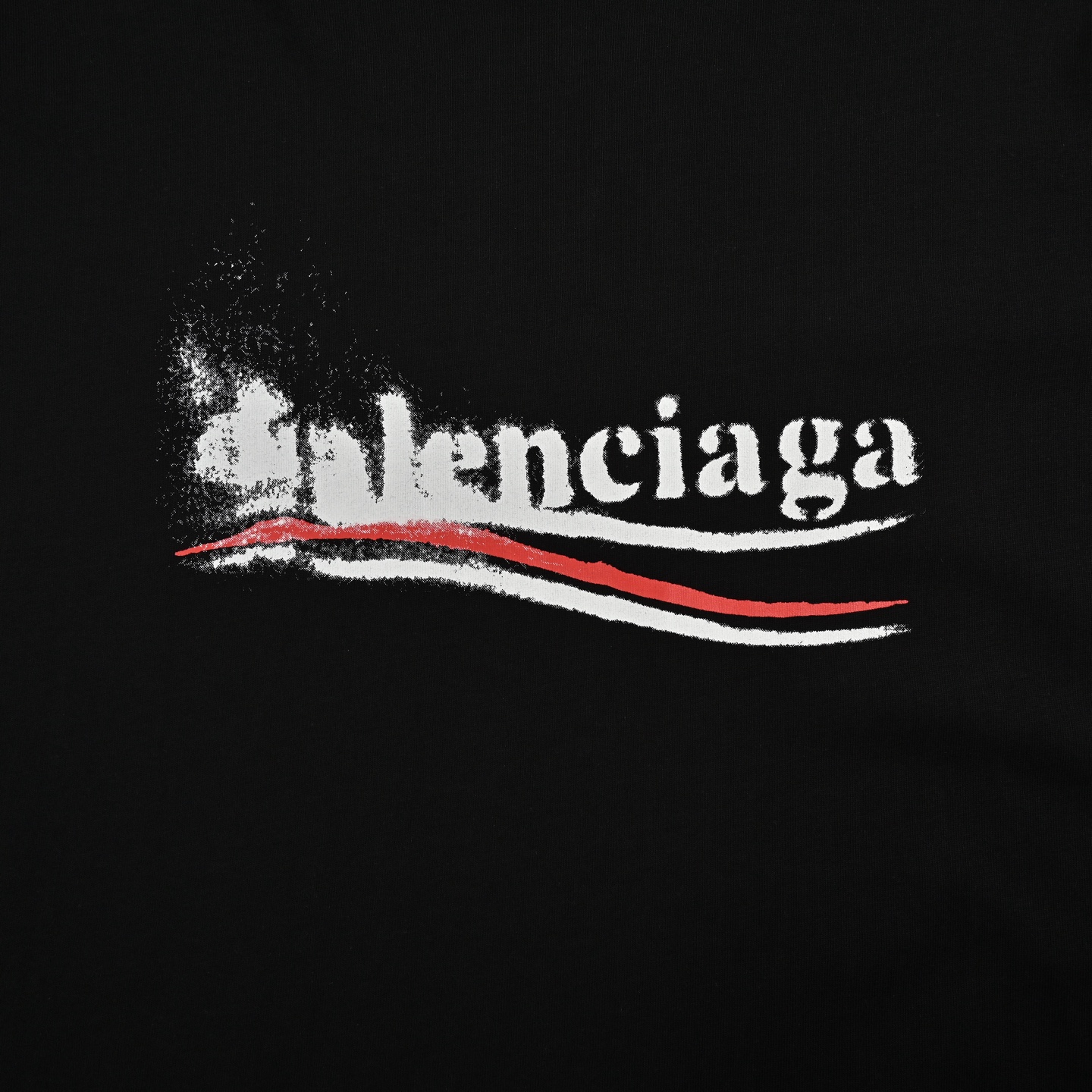 Balenciaga 24ss fuzzy cola print short sleeve