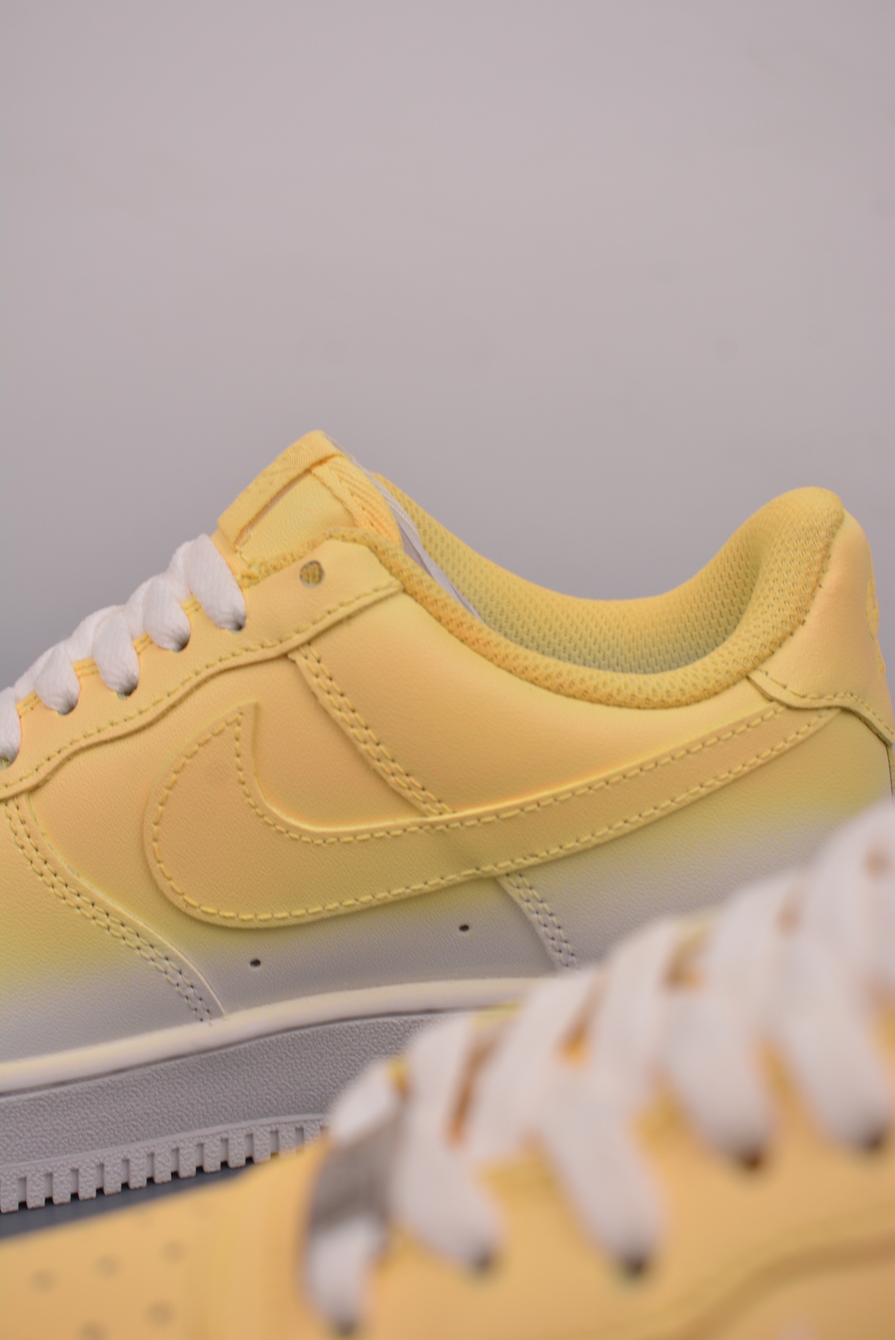 Nike Air Force 1 Low White and Yellow Little Dragon  BS8805-602