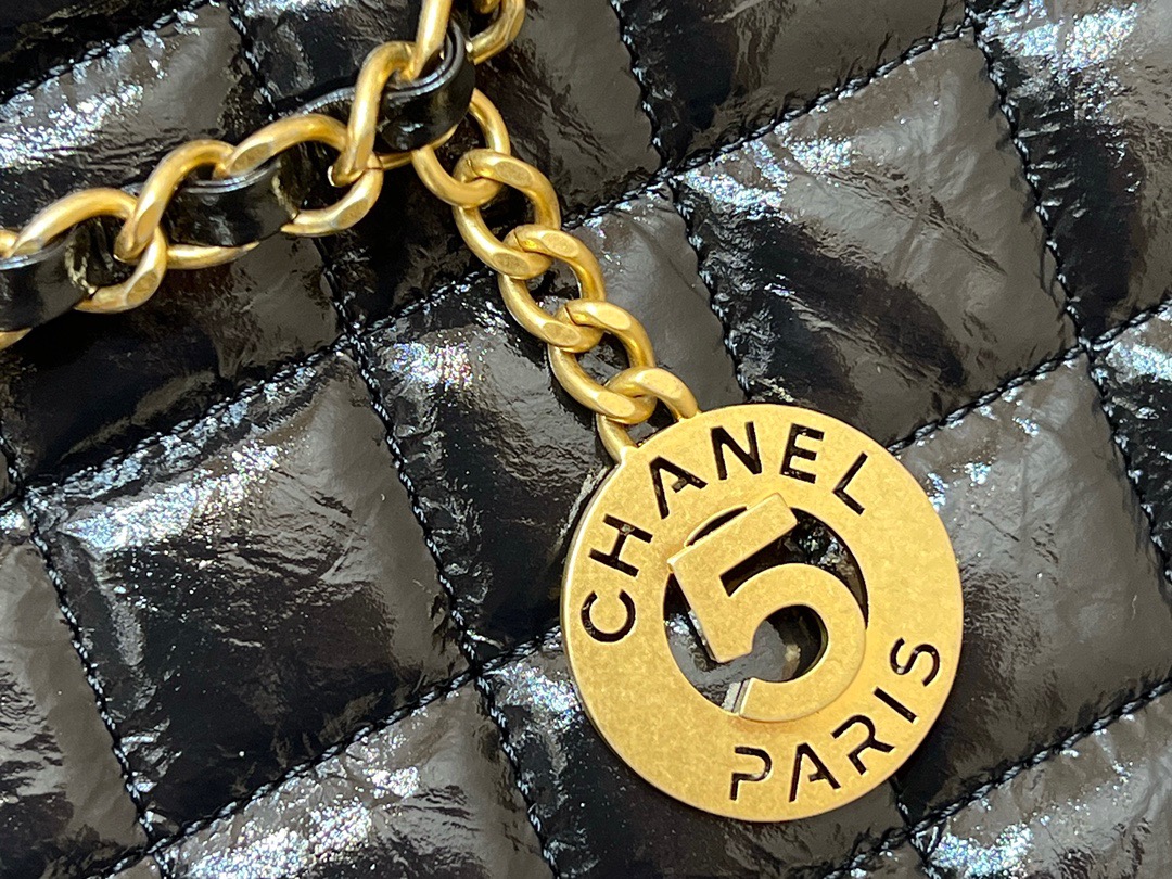 Chanel 23P Spring/Summer Collection Golden Ball Hobo Hippie Bag 3690
