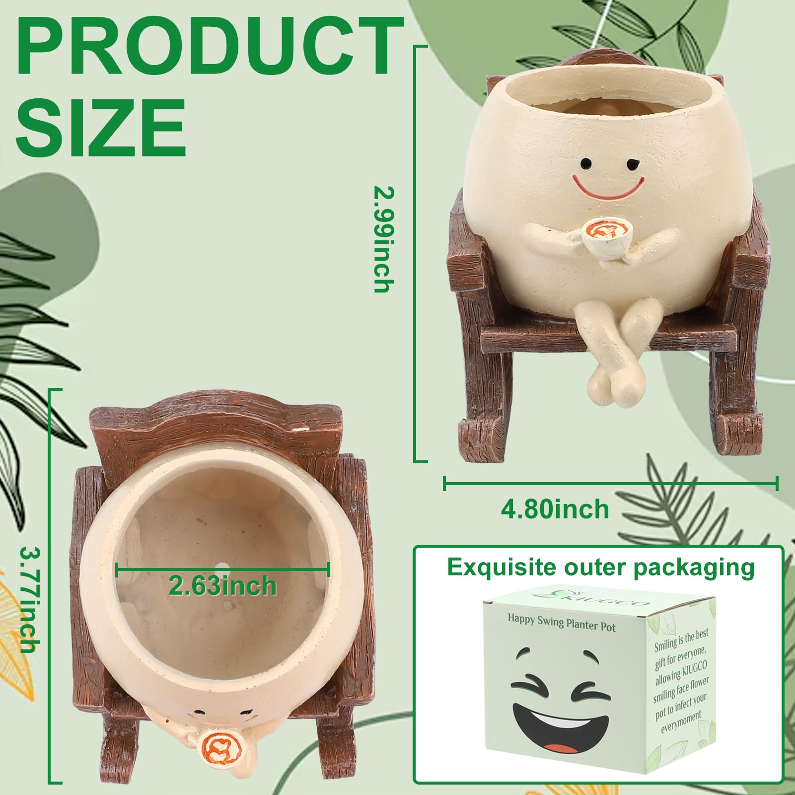 🔥ON SALE🔥Cute Resin Flower Pot🌱