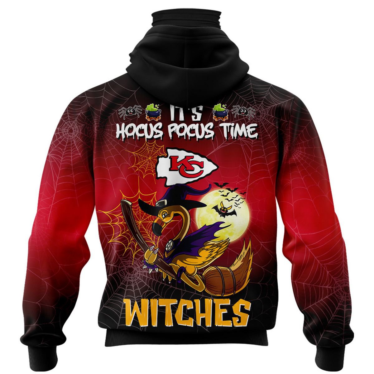 KANSAS CITY CHIEFS 3D HOODIE HALLOWEEN002