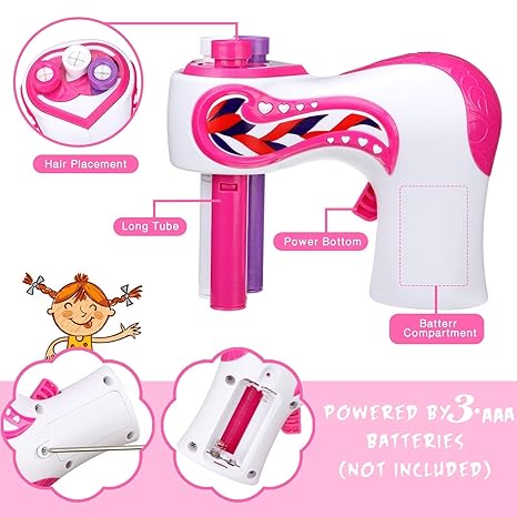 🔥Last Day Sale🔥 Electric Hair Braiding Machine, For Girls and Kids DIY Hair Styling
