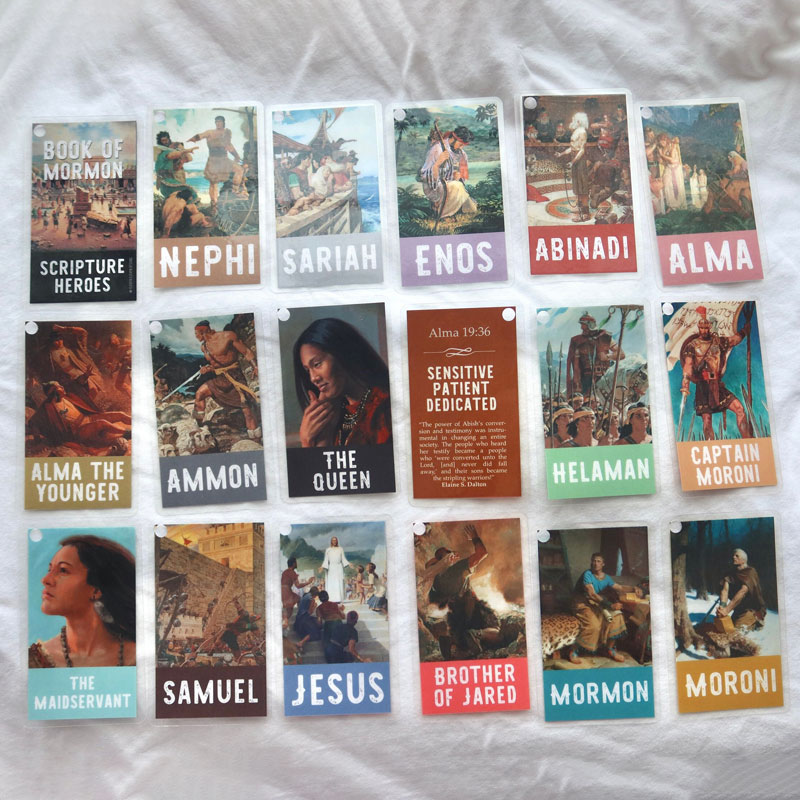 Book of Mormon Scripture Hero Cards