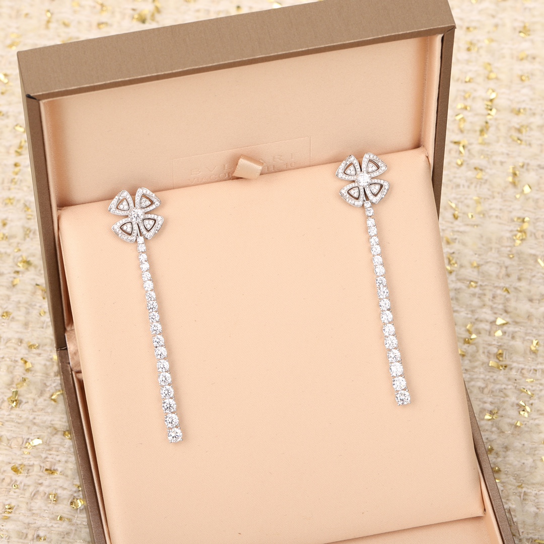 Bulgari diamond earrings