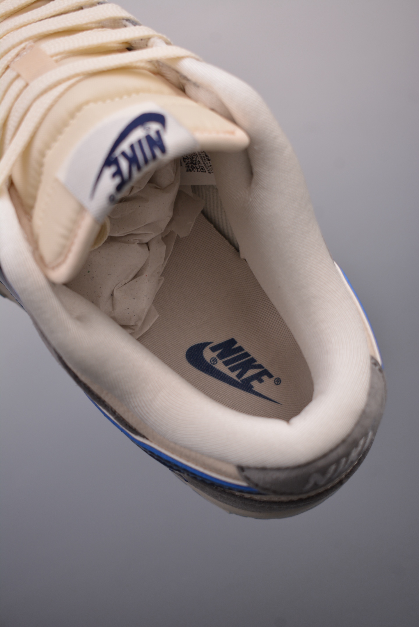 Fragment Design x Nike SB Dunk Low Dark Grey Off-White Indigo KK1688-089