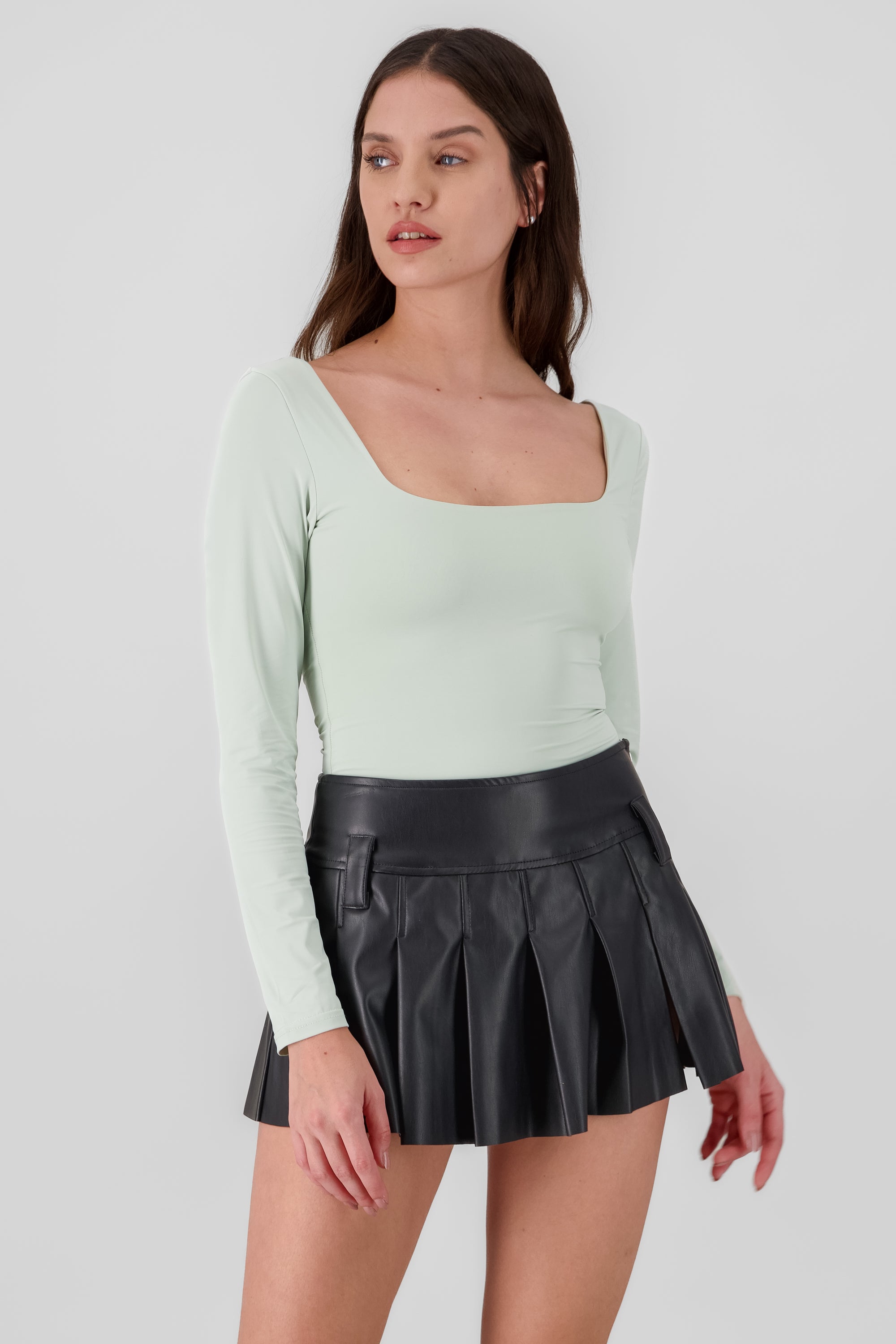 Long Sleeve SquareNeck Top