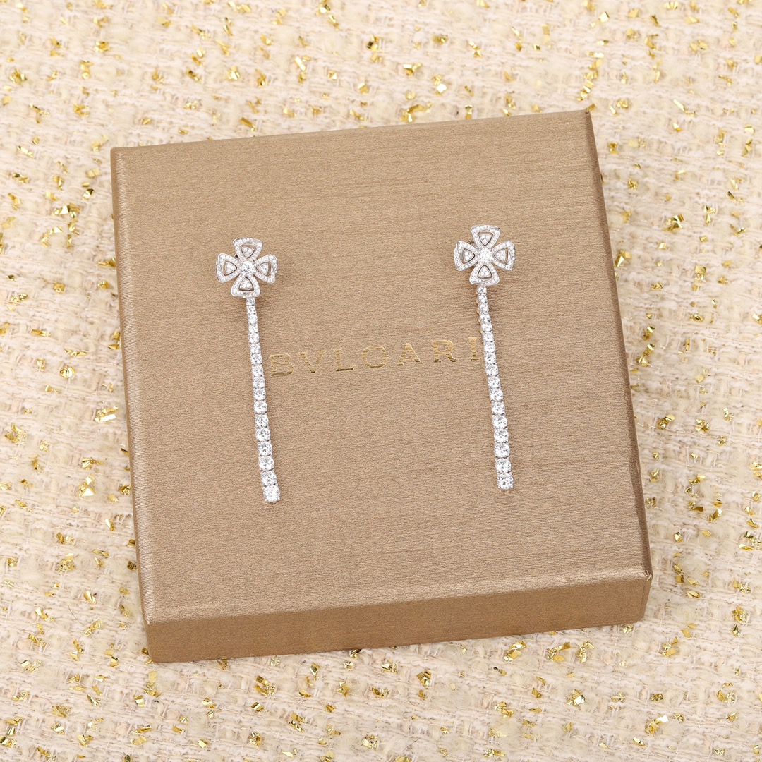 Bulgari diamond earrings