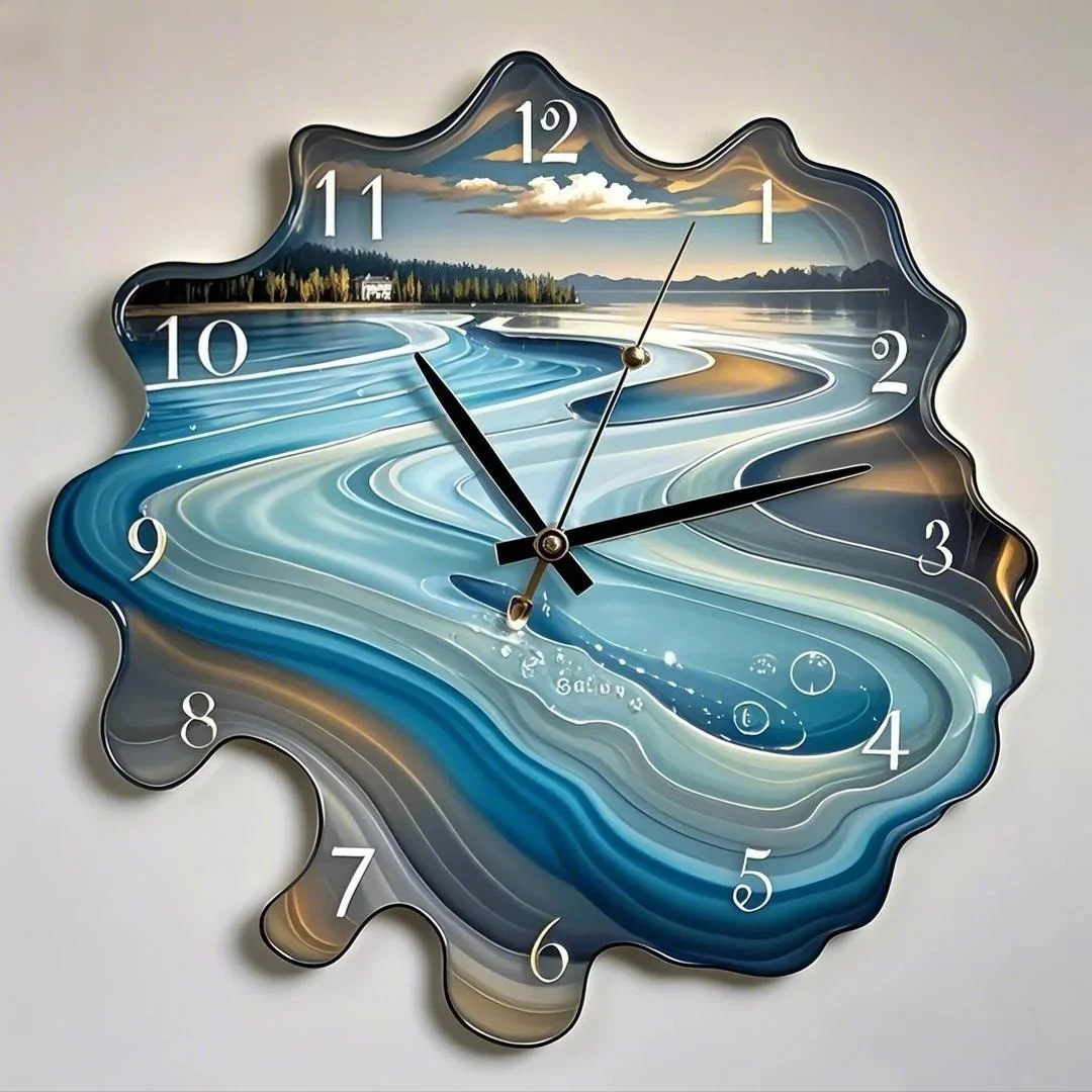 Water ripple wall decoration