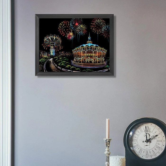 (🔥Last Day Promotion-SAVE 50% OFF) DIY Scratchboard Painting Kit-BUY 3 FREE SHIPPING