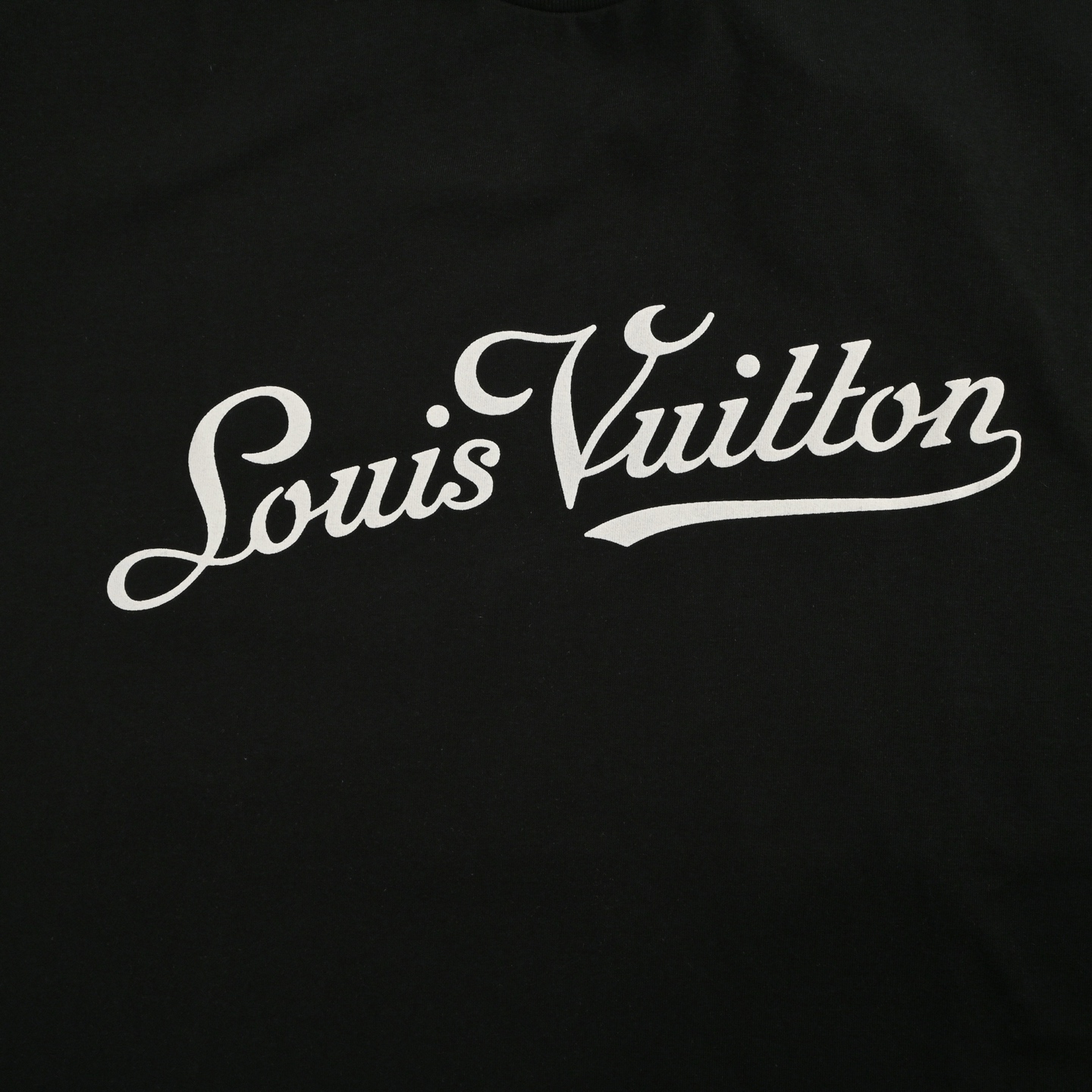 Louis Vuitton 25ss front and back monogram logo suede print short sleeves