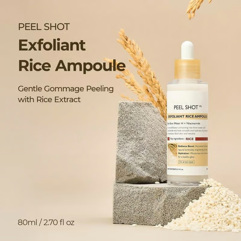 🔥LAST DAY  BUY 1 GET 1 FREE &Peel Shot Glow Rice Ampoule Duo