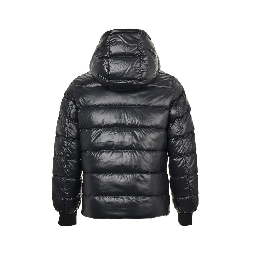 Moncler Men's White Goose Down Hooded Down Jacket