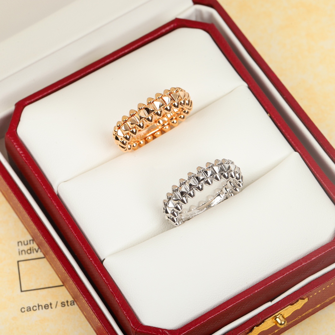Cartier rivet ring
