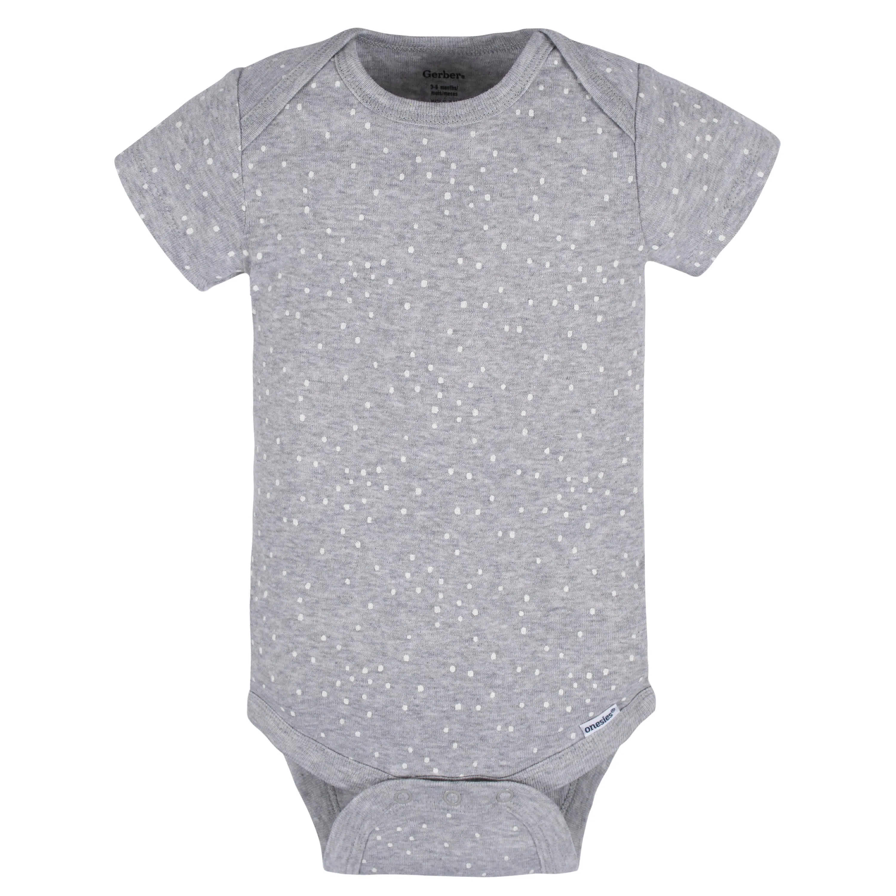 8-Pack Baby Neutral Happy Veggies Onesies Bodysuits