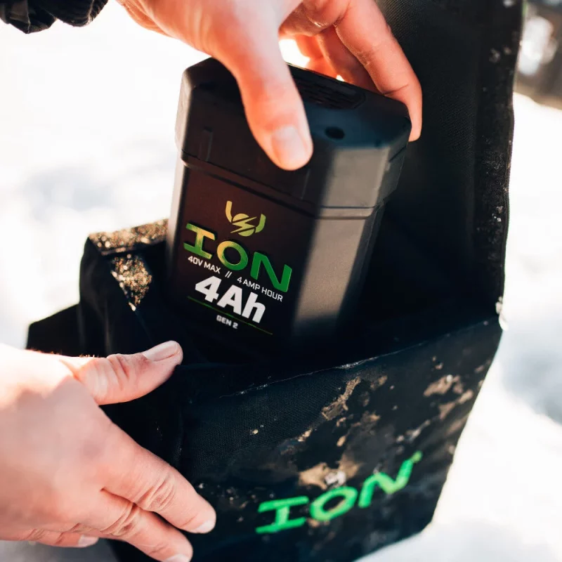 ION 4Ah 40V MAX Lithium-Ion Battery Compatible with ION Ice Augers