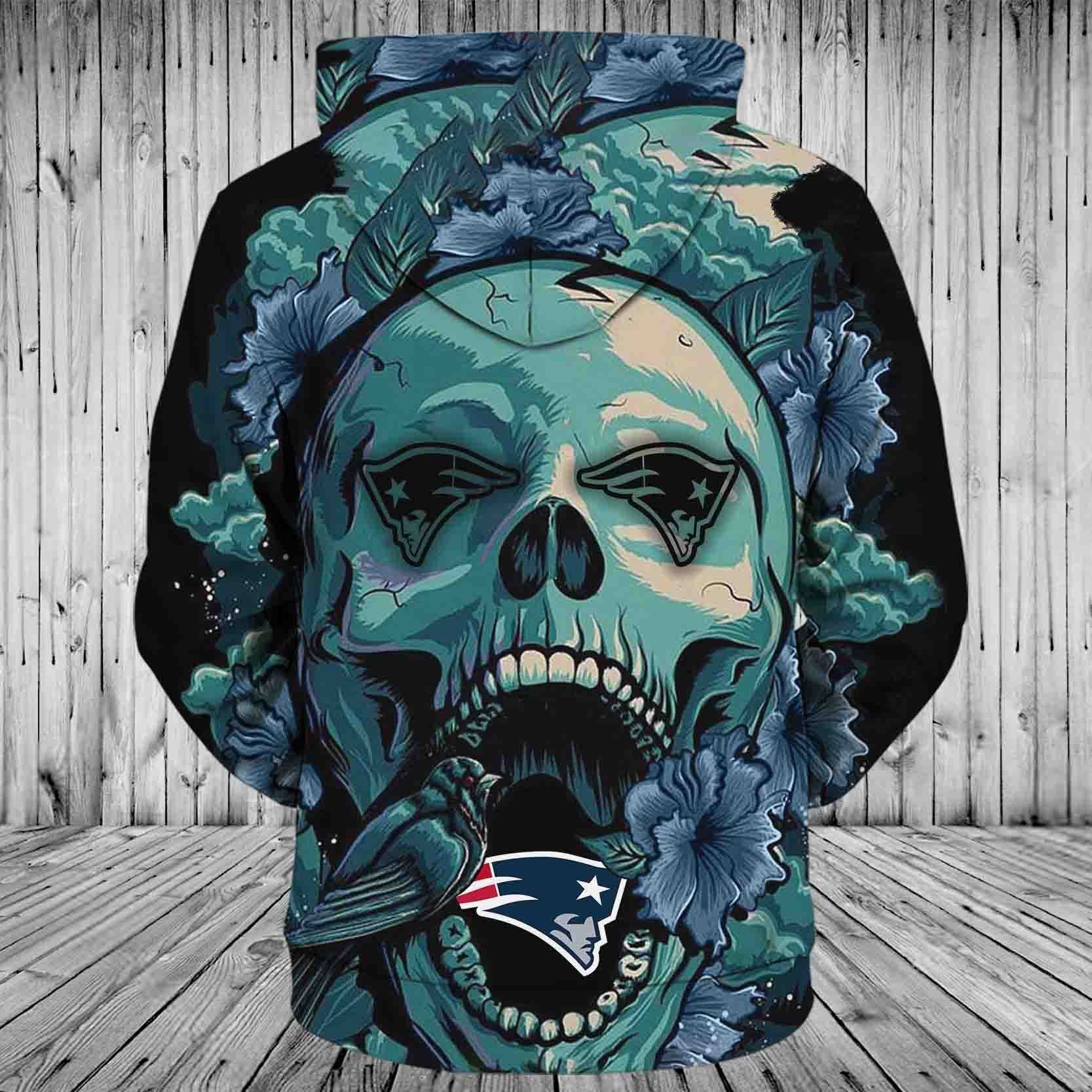 PATRIOTS HOODIE 3D FLOWER23