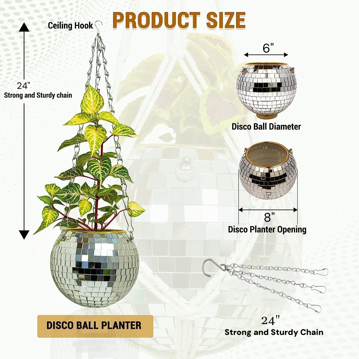 ON SALE🔥Hanging Disco Ball Planter