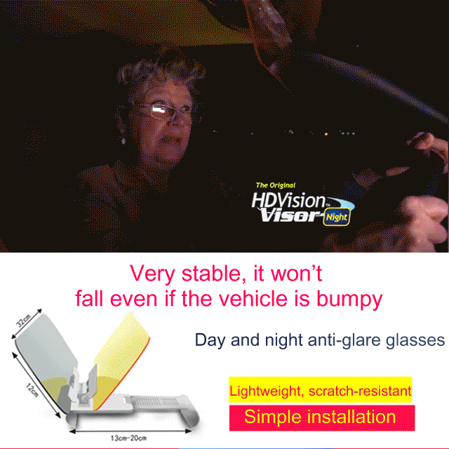 (🔥Father's Day Hot Sale-Save 50%OFF)-🚗Day and Night Anti-Glare Car Windshield Visor-BUY 1 GET 1 FREE