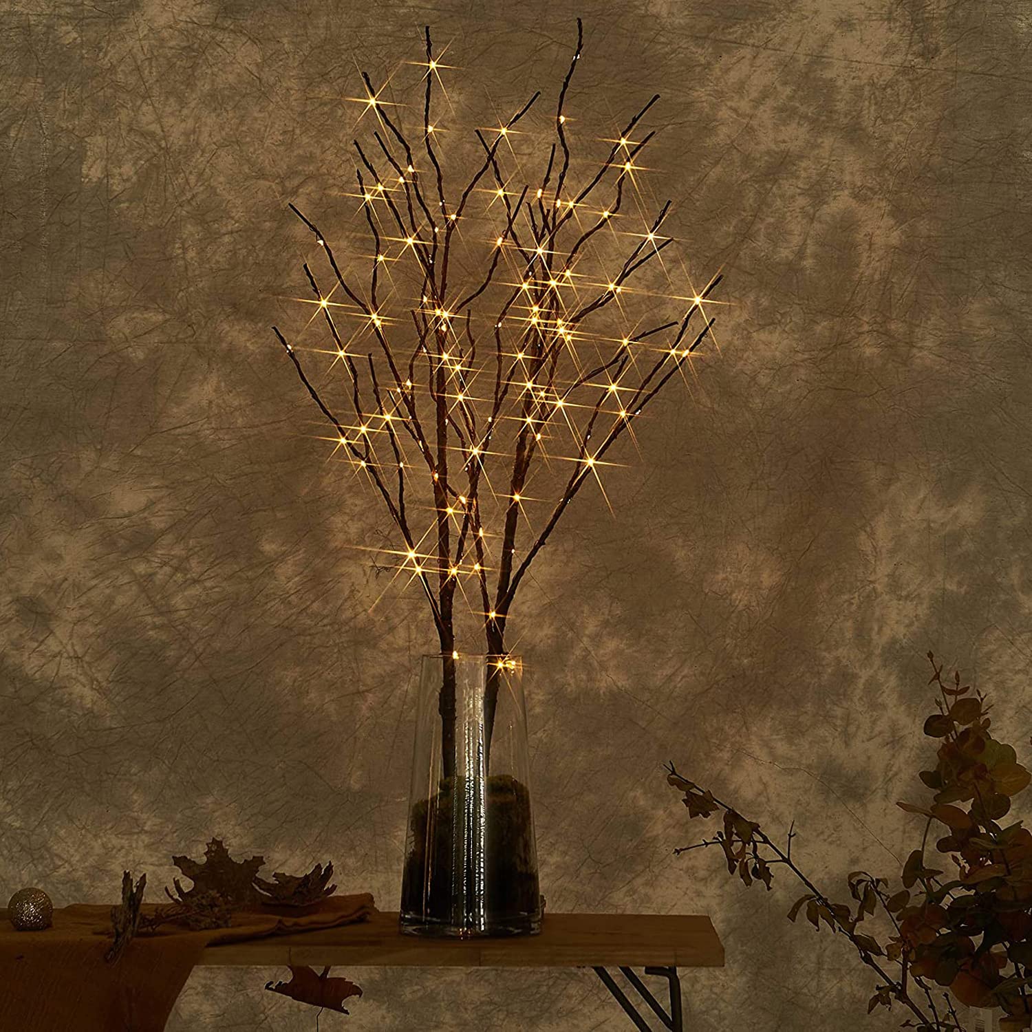 🔥Super Sale - 49% OFF🔥100 LED Lighted Branches with Timer