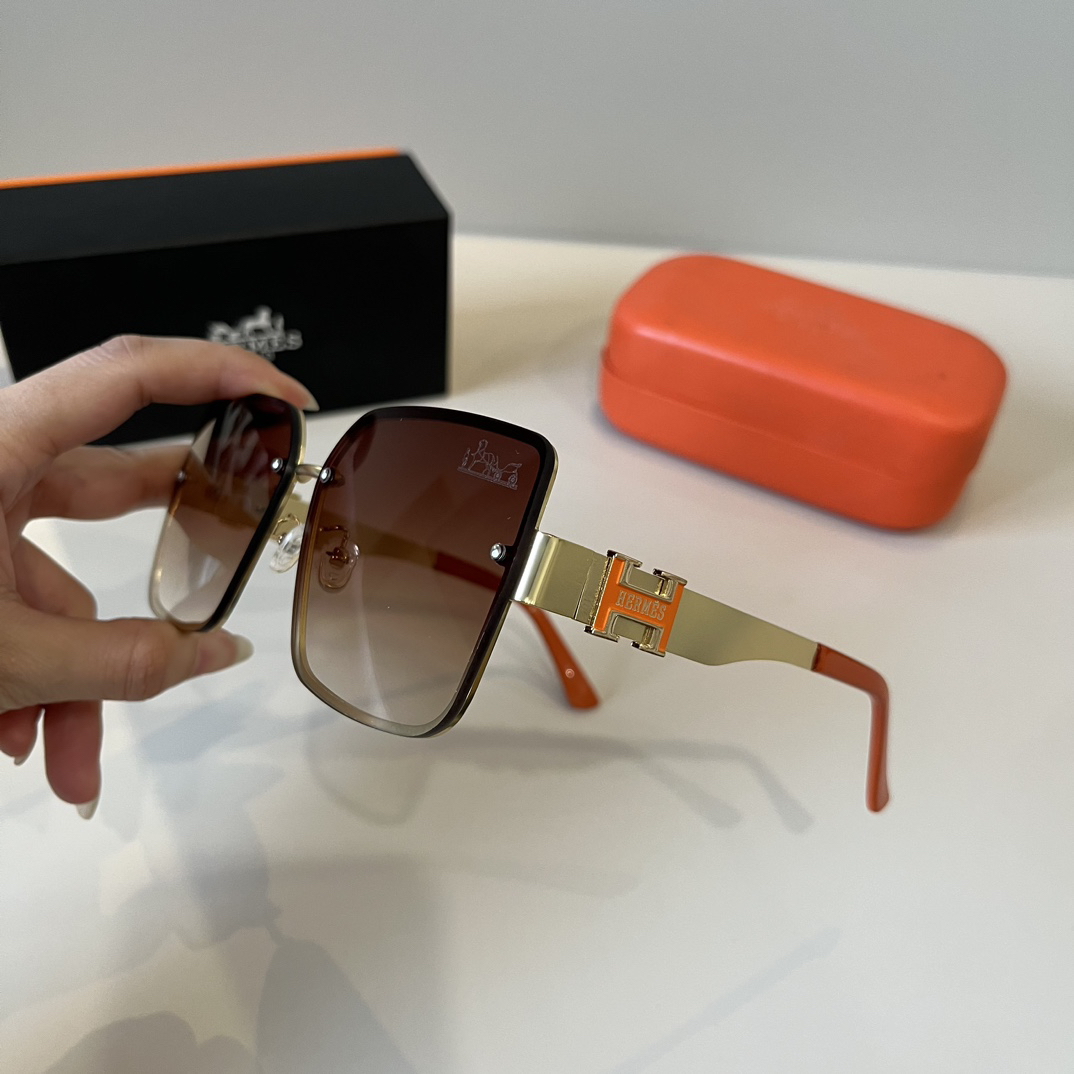 Hermes Square Frame Sunglasses